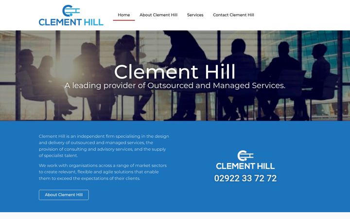 Screenshot of clementhill.co.uk
