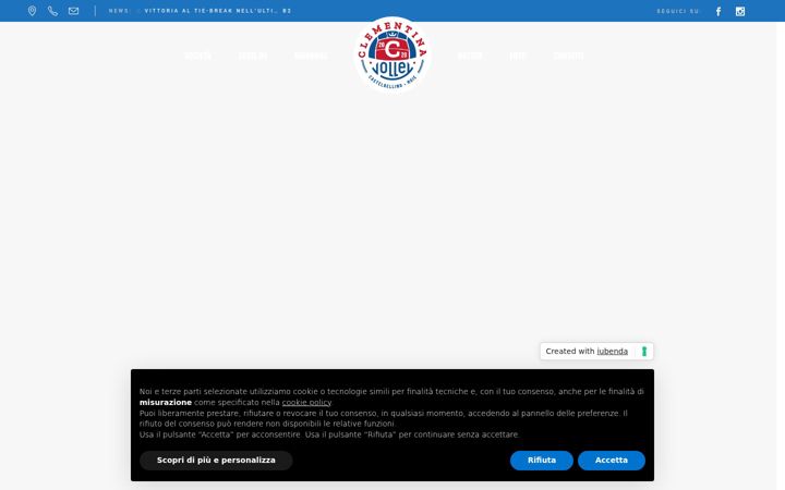 Screenshot of clementina2020volley.it