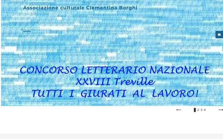 Screenshot of clementinaborghi.it