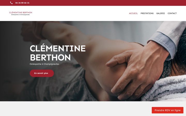 Zrzut ekranu clementine-berthon-osteopathe.fr