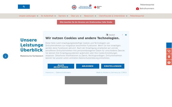 Screenshot of clementinenhaus.de