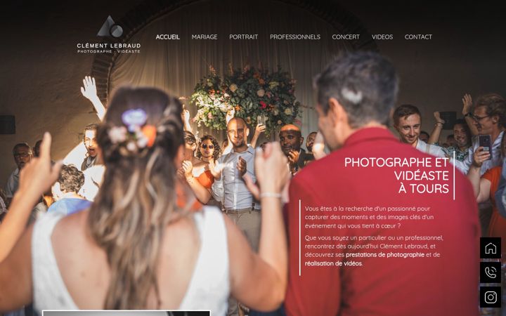 Screenshot of clementlebraud-photographe.fr