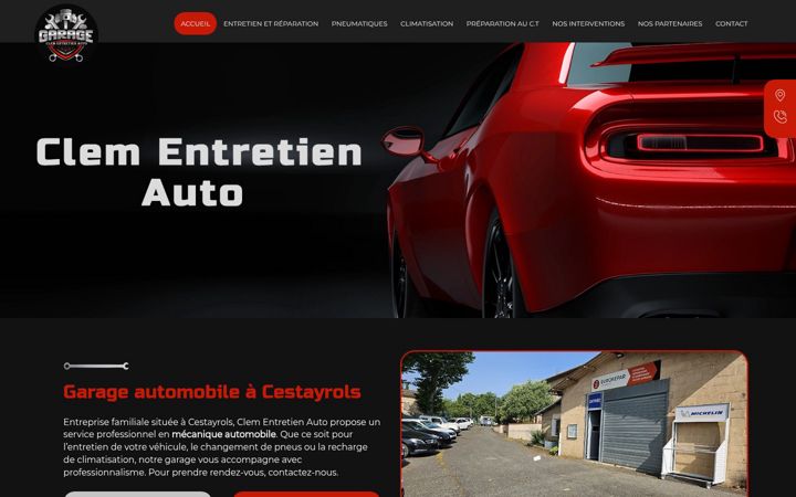 Screenshot of clementretienauto.fr