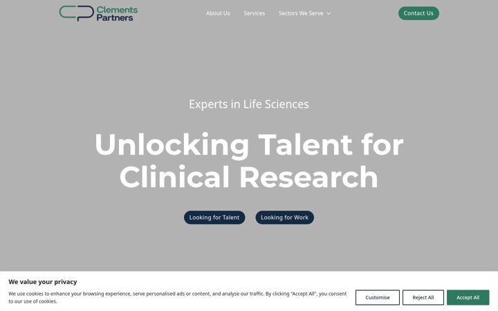 Screenshot of clements-partners.com