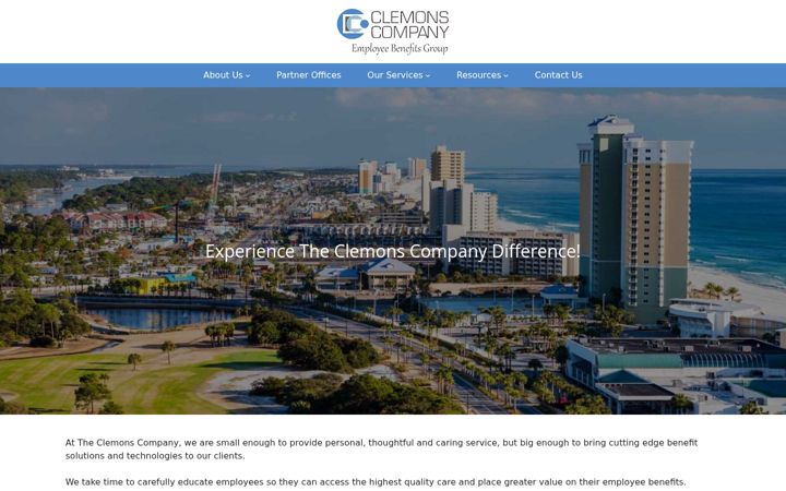 Screenshot of clemonscompany.com