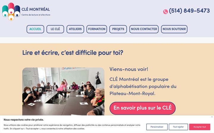 Ekrānuzņēmums no clemontreal.org
