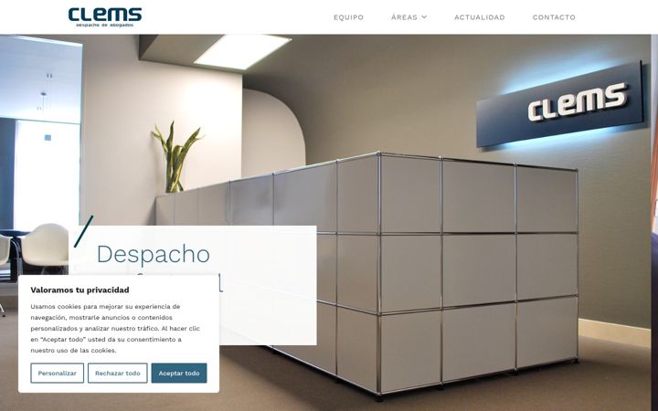 Screenshot of clems.es