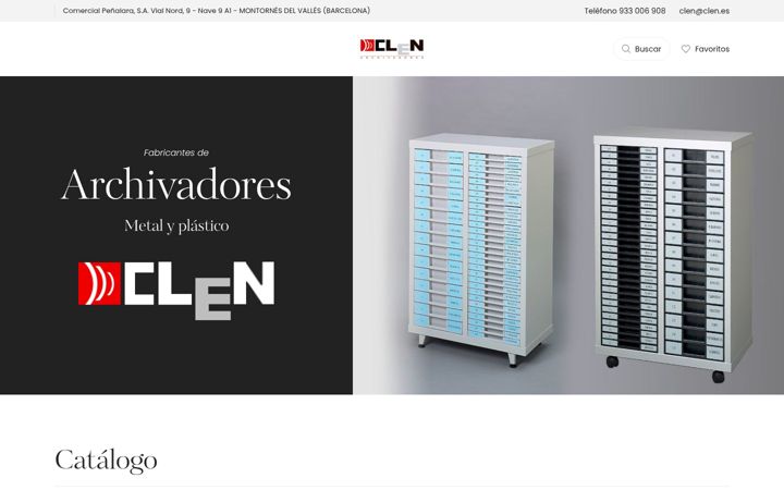 Skärmbild av clen.es