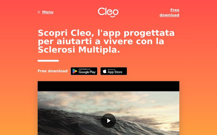 Screenshot of cleo-app.it
