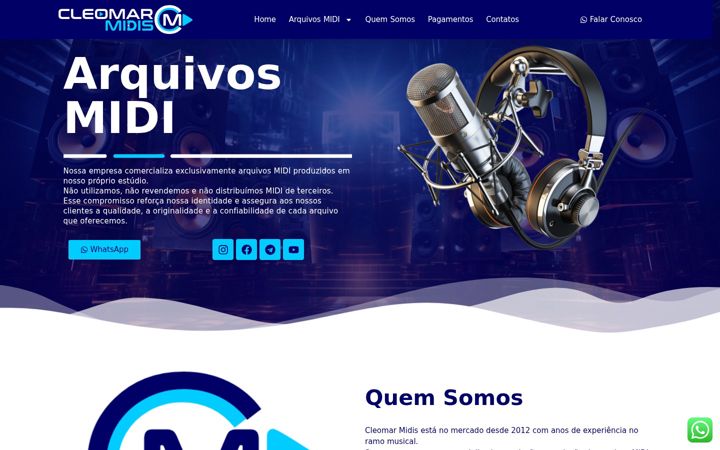 Screenshot van cleomarmidis.com.br