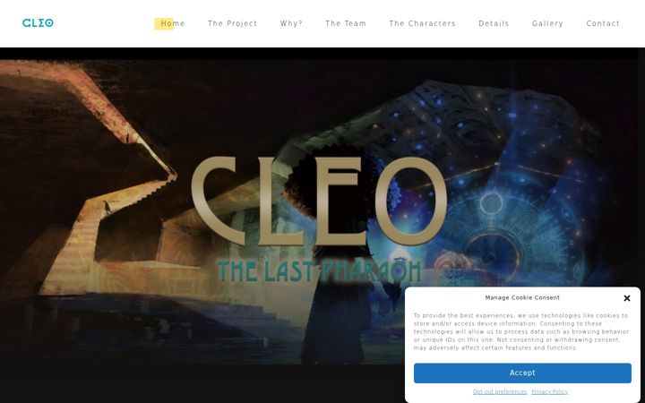 Screenshot of cleomovie.com