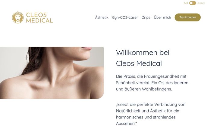 Screenshot of cleos-medical.de