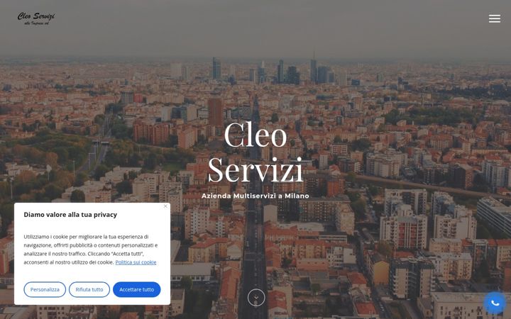 Screenshot von cleoservizialleimpresesrl.it