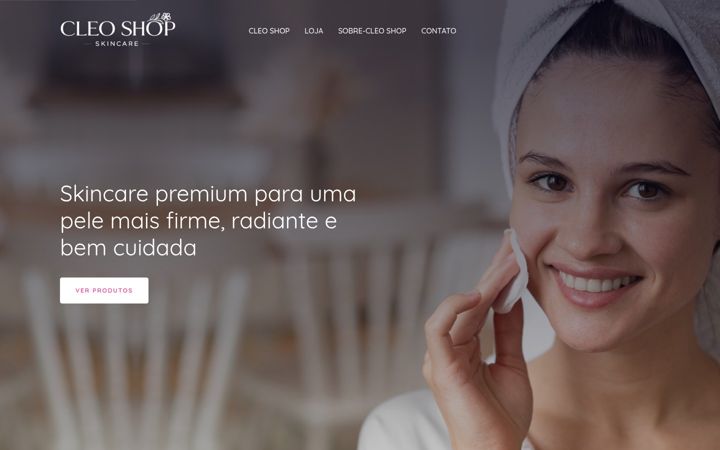 Screenshot of cleoshop.com.br