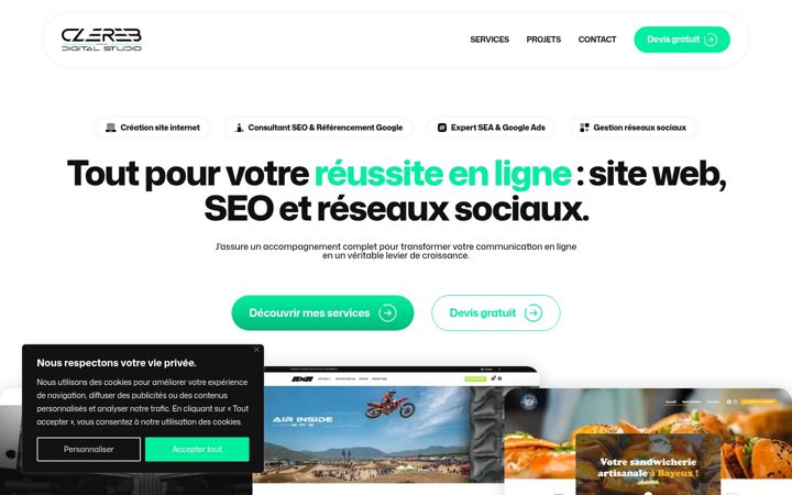 Screenshot of clereb-digital-studio.fr