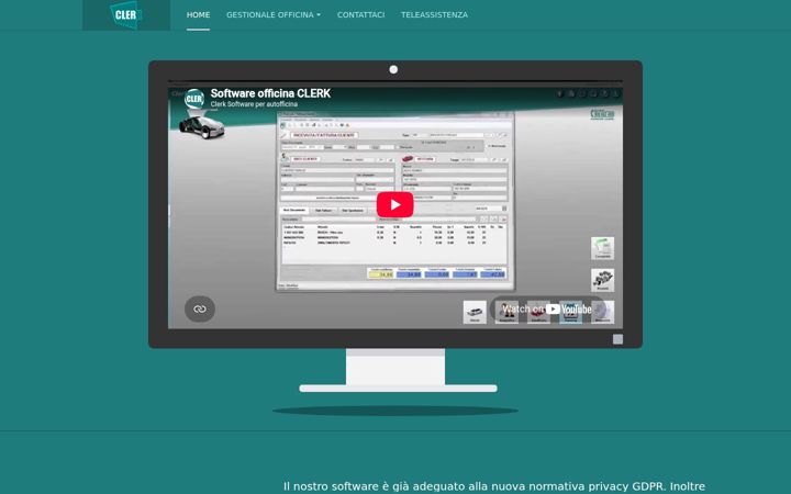 Screenshot of clerkweb.it