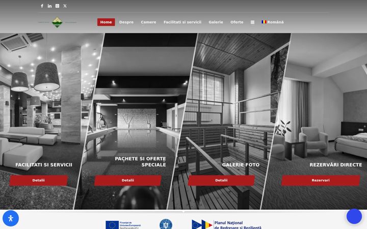 Zrzut ekranu clermonthotel.ro