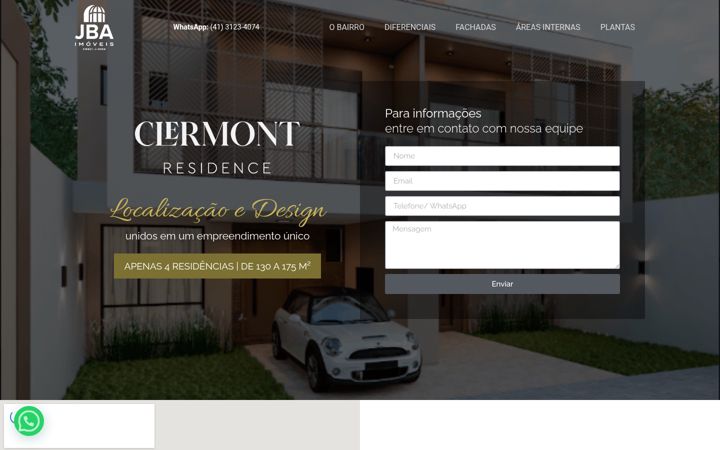Screenshot of clermontresidence.com.br
