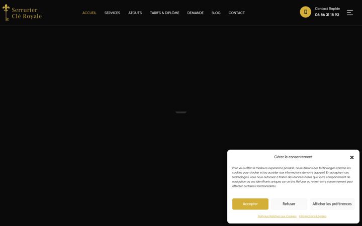 Screenshot of cleroyaleversailles.fr