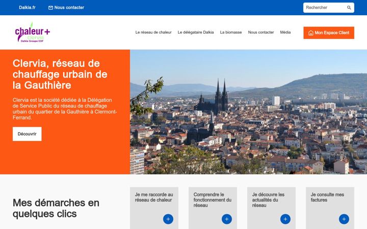 Screenshot of clervia.fr