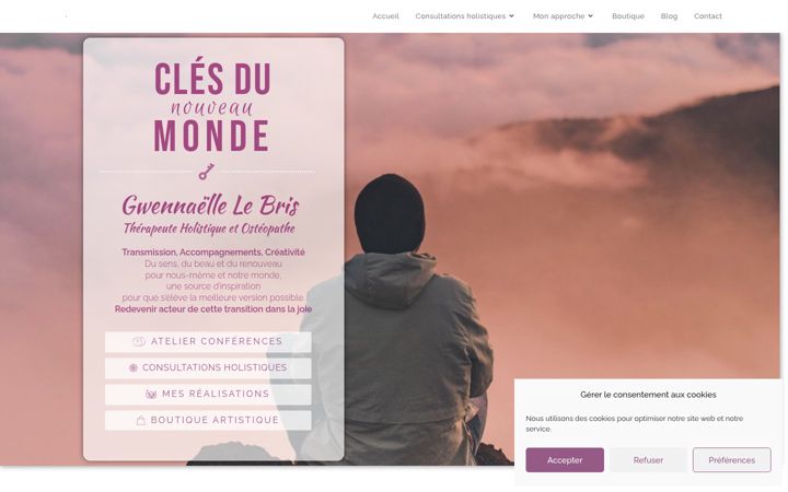 Screenshot of cles-nouveau-monde.fr