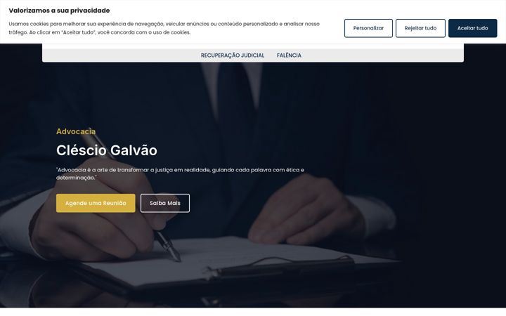 Képernyőkép: clesciogalvao.adv.br