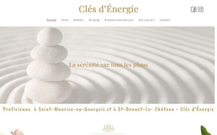 Screenshot of clesdenergies.fr