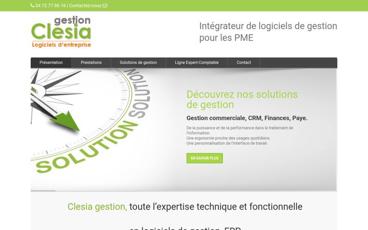 Screenshot of clesiagestion.com
