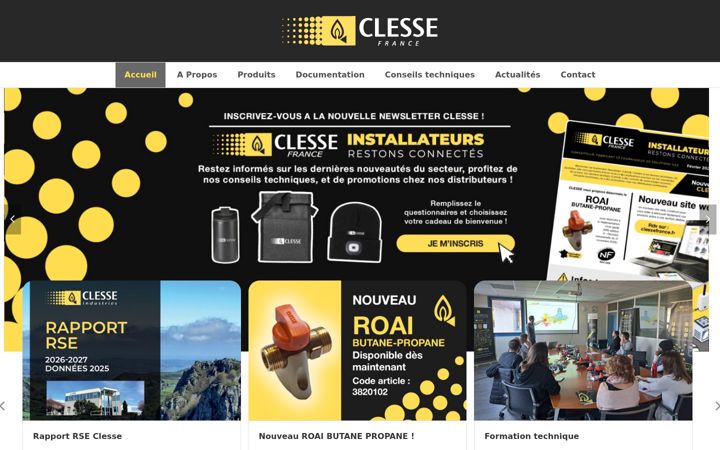 Snímek obrazovky clessefrance.fr