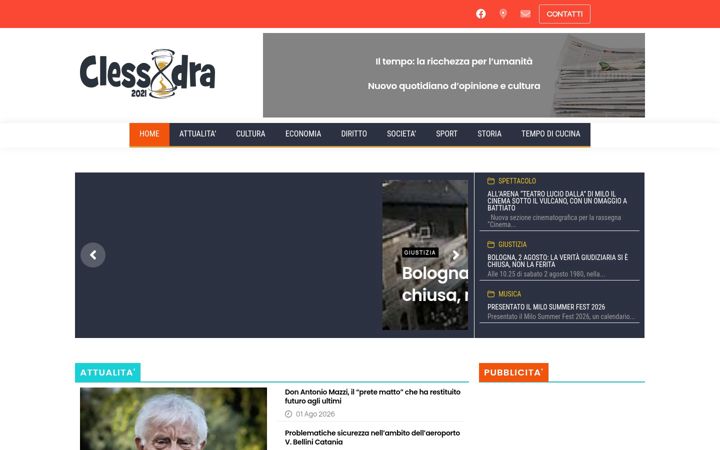 Screenshot of clessidra2021.it