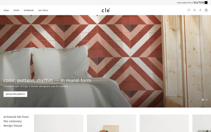 Screenshot of cletile.com