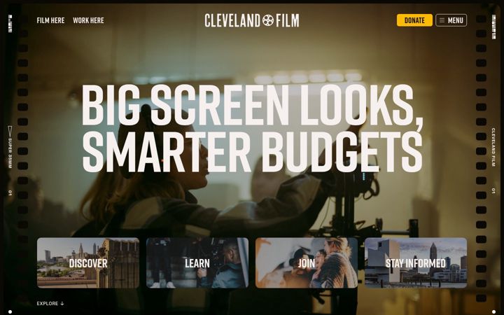 Screenshot von clevelandfilm.com