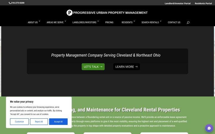 Screenshot of clevelandpupm.com