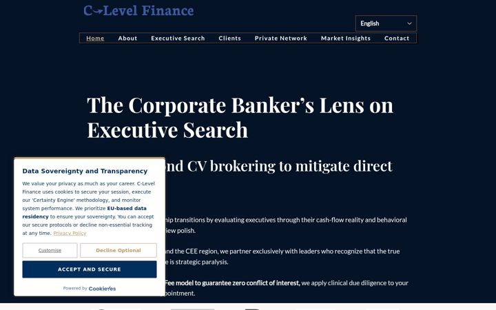 Screenshot of clevelfinance.com