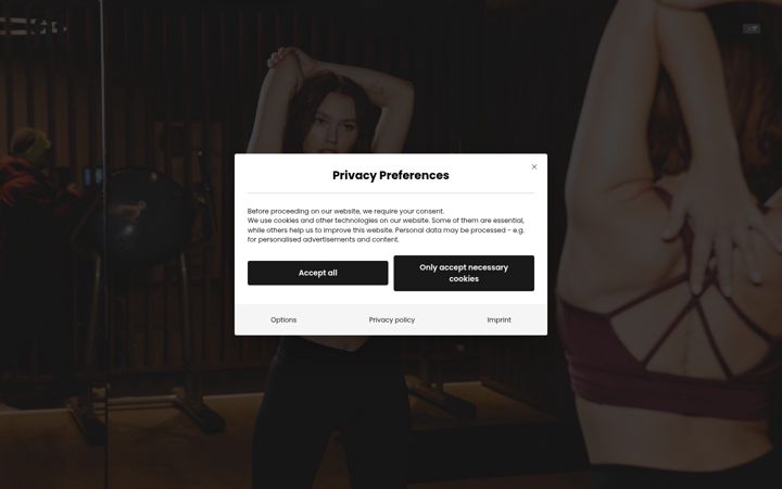 Screenshot of clever-fit.com