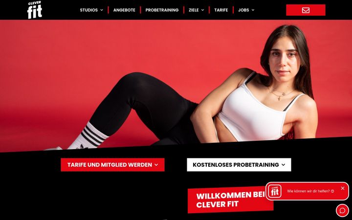 Screenshot di clever-fit.info