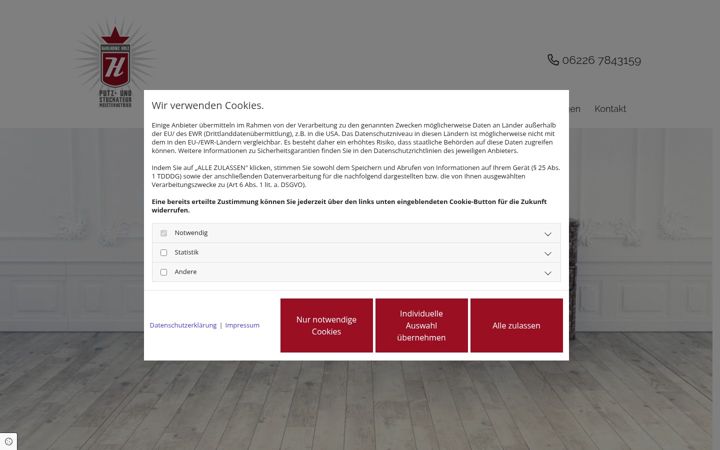 Screenshot of clever-putz-und-stuck.de