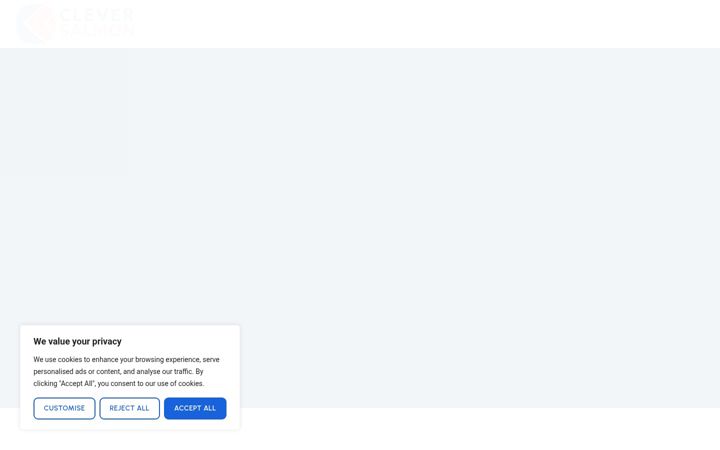 Screenshot of clever-salmon.com