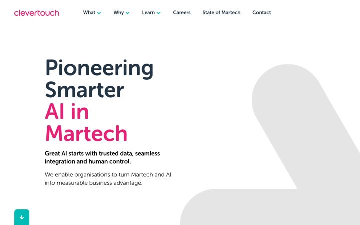 Screenshot of clever-touch.com