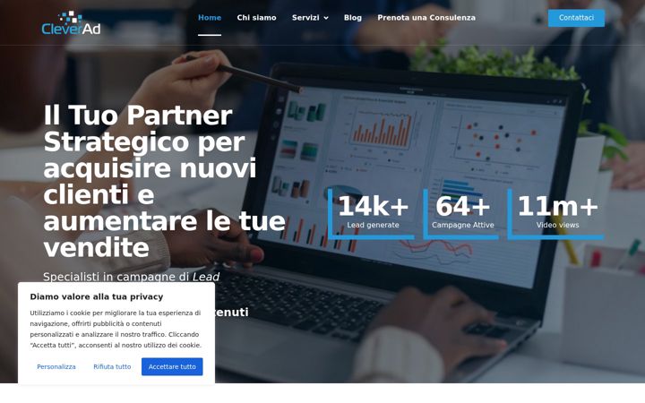 Screenshot di cleverad.it