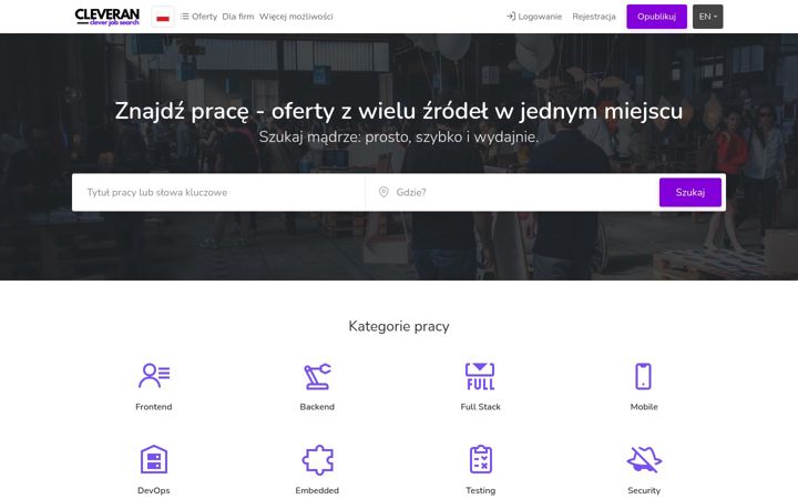 Snímek obrazovky cleveran.com