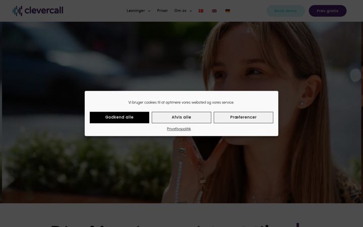 Zrzut ekranu clevercall.ai