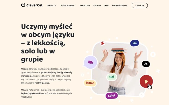 Screenshot of clevercat.pl