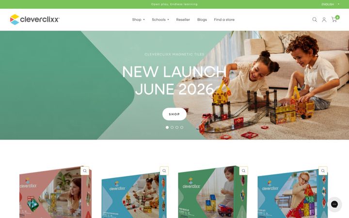 Screenshot of cleverclixx.com
