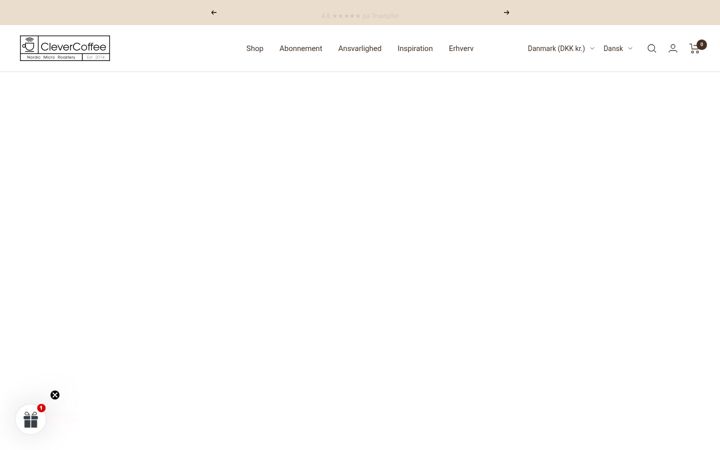 Screenshot of clevercoffee.eu