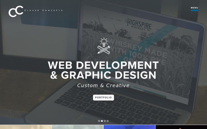 Captură de ecran a cleverconcepts.net