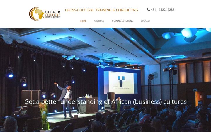 Screenshot of cleverculturecommunication.nl