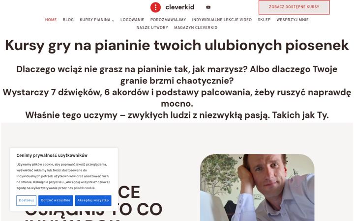 Screenshot of cleverkid.pl