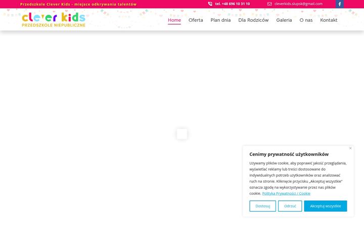 Screenshot of cleverkids.slupsk.pl