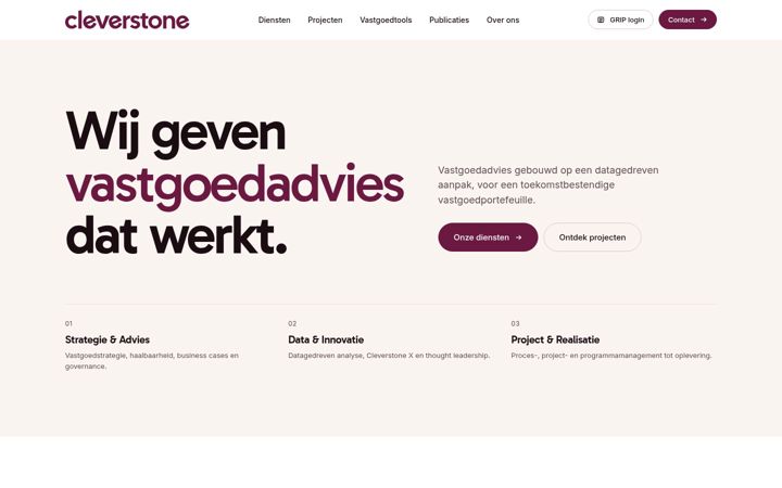 Screenshot of cleverstone.nl